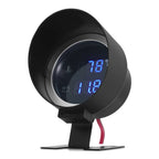 2-in-1 LED Digital Water Temp & Voltmeter – 12V/24V Car & Truck Gauge