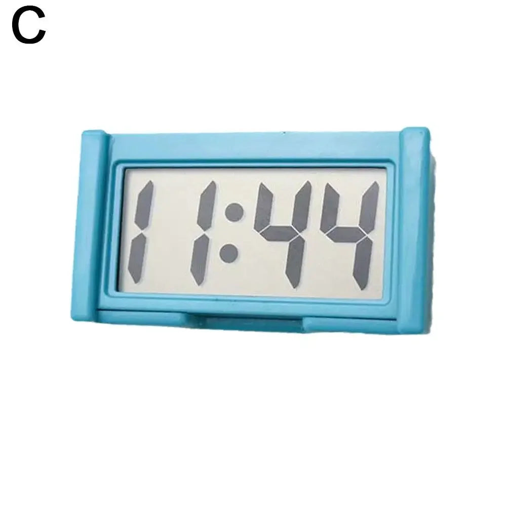Mini Digital Clock Decorative Large Screen Car Clock
